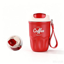 Laden Sie das Bild in den Galerie-Viewer, Edelstahl-Isolier-Reisetasse für Kaffee