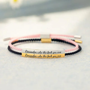 Geflochtenes, verstellbares Inspire-Armband