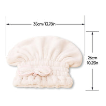Laden Sie das Bild in den Galerie-Viewer, Super saugfähiges Haarhandtuch-Turban-Set