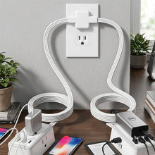 Laden Sie das Bild in den Galerie-Viewer, 6-in-1 Doppel-Verlängerungskabel-Steckdosenleiste