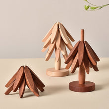 Laden Sie das Bild in den Galerie-Viewer, Ein Baum Solides Holz Isolierunterlage