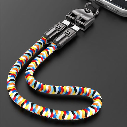 2-in-1 Schnellladekabel & Handy-Lanyard