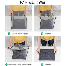 Laden Sie das Bild in den Galerie-Viewer, Tragbarer faltbarer Wäschekorb