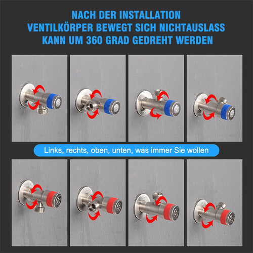 Drehbares dreieckiges Ventil