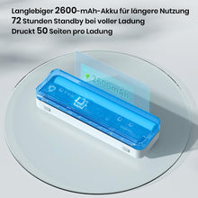 Laden Sie das Bild in den Galerie-Viewer, Kabelloser Bluetooth-Thermodrucker