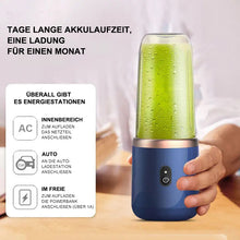 Laden Sie das Bild in den Galerie-Viewer, Wiederaufladbarer tragbarer Entsafter