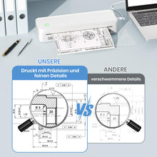 Laden Sie das Bild in den Galerie-Viewer, Kabelloser Bluetooth-Thermodrucker