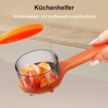 Laden Sie das Bild in den Galerie-Viewer, Gemüseschäler mit Aufbewahrungseimer