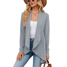 Laden Sie das Bild in den Galerie-Viewer, Langärmlige Strickjacke, Mantel