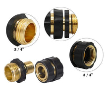 Laden Sie das Bild in den Galerie-Viewer, Gartenschlauch Schnellverbinder 19 mm – 4 Sets