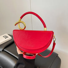 Laden Sie das Bild in den Galerie-Viewer, Damen Mode Einfarbige Handtasche