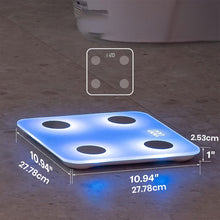 Laden Sie das Bild in den Galerie-Viewer, Smarte Bluetooth Körperfettwaage mit BMI
