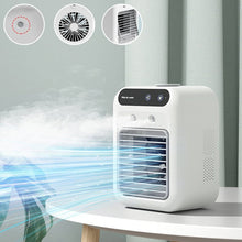 Laden Sie das Bild in den Galerie-Viewer, 3-in-1 Tragbarer Kühlventilator mit 2-Stufen-Nebelfunktion