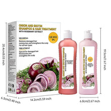 Laden Sie das Bild in den Galerie-Viewer, Zwiebel-Biotin-Shampoo- und Haar-Tonic-Set
