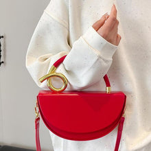Laden Sie das Bild in den Galerie-Viewer, Damen Mode Einfarbige Handtasche