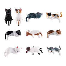 Laden Sie das Bild in den Galerie-Viewer, Mini-Katzenfigur Handbemalt
