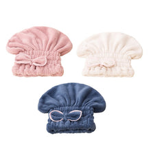 Laden Sie das Bild in den Galerie-Viewer, Super saugfähiges Haarhandtuch-Turban-Set
