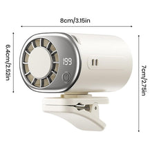 Laden Sie das Bild in den Galerie-Viewer, 360° drehbarer halb-kühlender Clip-Ventilator
