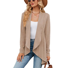 Laden Sie das Bild in den Galerie-Viewer, Langärmlige Strickjacke, Mantel