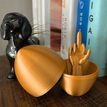 Laden Sie das Bild in den Galerie-Viewer, Osterei-Überraschung - Lustiges 3D-gedrucktes Mittelfinger-Ei