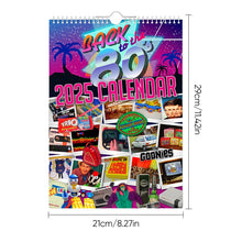 Laden Sie das Bild in den Galerie-Viewer, Zurück in die 80er Jahre - Wandkalender 2025