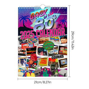 Zurück in die 80er Jahre - Wandkalender 2025