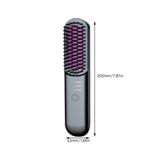 Laden Sie das Bild in den Galerie-Viewer, Kabelloser Negativ-Ionen-Haarglättungskamm
