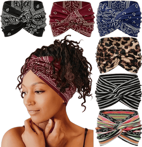 Bedrucktes Cross-Yoga-Stirnband