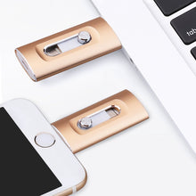 Laden Sie das Bild in den Galerie-Viewer, 3-in-1 USB-Stick mit hoher Kapazität und Fingerabdruckschutz