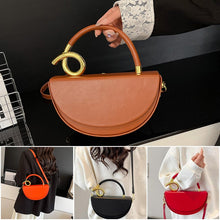 Laden Sie das Bild in den Galerie-Viewer, Damen Mode Einfarbige Handtasche