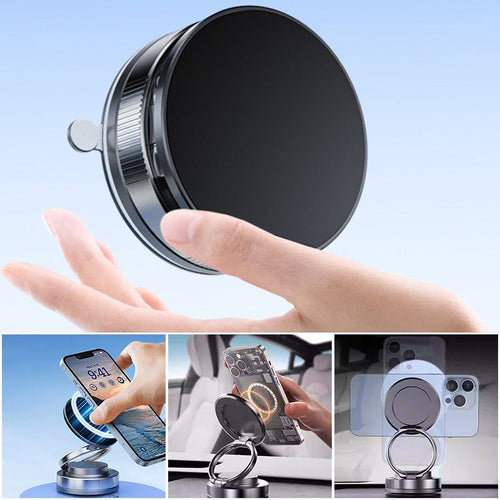 360° verstellbarer Vakuum-Magnet-Handyhalter