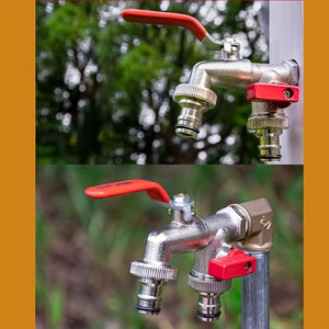 Zinklegierung Dual Outlet Wasserhahn für Gartenarbeit