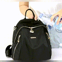 Laden Sie das Bild in den Galerie-Viewer, Modische Segeltuch Rucksack