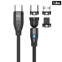 Laden Sie das Bild in den Galerie-Viewer, Magnetisches Schnellladekabel 3-in-1