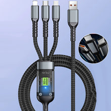 Laden Sie das Bild in den Galerie-Viewer, 3-in-1 100 Watt Datenkabel