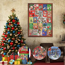 Laden Sie das Bild in den Galerie-Viewer, Weihnachten 24 Tage Countdown Kalender Puzzle