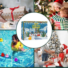 Laden Sie das Bild in den Galerie-Viewer, 24 Stück Countdown-Adventskalender mit Weihnachts-Gummienten
