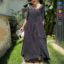 Laden Sie das Bild in den Galerie-Viewer, Neues lockeres Damenkleid in Übergröße