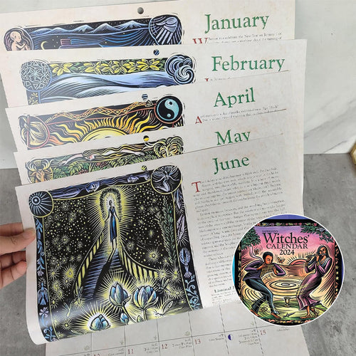 Hexen-Wandkalender 2024