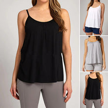 Laden Sie das Bild in den Galerie-Viewer, Locker sitzendes Tank-Top mit integriertem BH