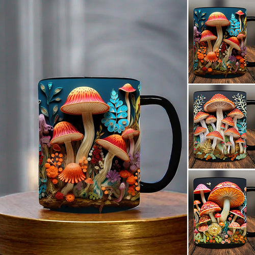 3D Magic Mushrooms Becher