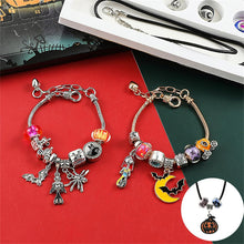 Laden Sie das Bild in den Galerie-Viewer, Halloween-Kinder-DIY-Armband mit großen Löchern und Perlen