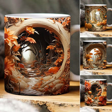 Laden Sie das Bild in den Galerie-Viewer, 3D Visuelles Muster Keramikbecher