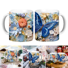 Laden Sie das Bild in den Galerie-Viewer, Wasserbecher mit Schmetterlingsblumen-Aufdruck