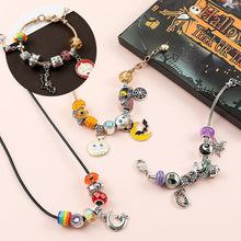 Laden Sie das Bild in den Galerie-Viewer, Halloween-Kinder-DIY-Armband mit großen Löchern und Perlen