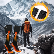 Laden Sie das Bild in den Galerie-Viewer, Lange wiederaufladbare beheizte warme Socken