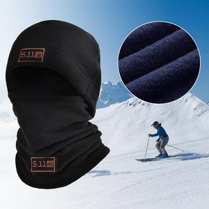 Fleece-Kapuzenschal-Set