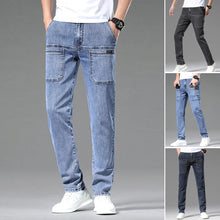 Laden Sie das Bild in den Galerie-Viewer, Stretchjeans für Herren mit mehreren Taschen
