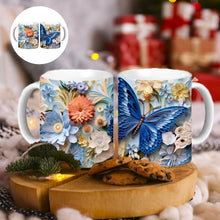 Laden Sie das Bild in den Galerie-Viewer, Wasserbecher mit Schmetterlingsblumen-Aufdruck