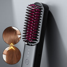 Laden Sie das Bild in den Galerie-Viewer, Kabelloser Negativ-Ionen-Haarglättungskamm